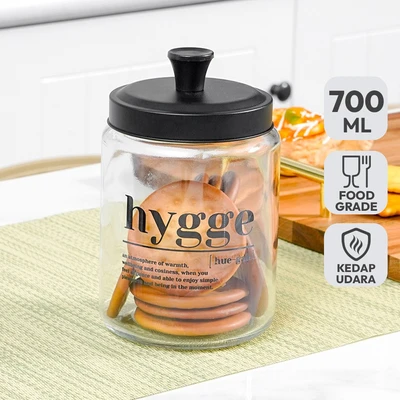 Gambar Informa Cova Stoples Kaca 700 ml - Hitam