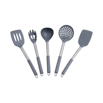 Gambar Culinart Peralatan Masak Dengan Tempat Penyimpanan Set 6 pcs - Abu-Abu