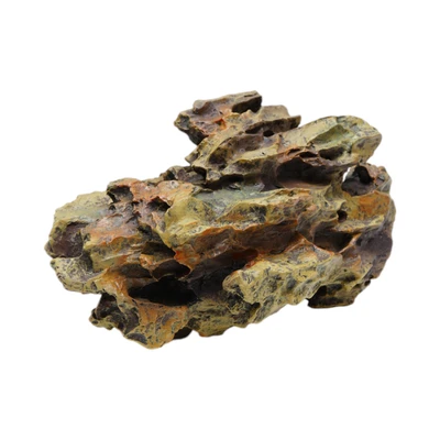 Gambar Fishland Dekorasi Akuarium Polyresin Eragon 11.8 cm - Cokelat
