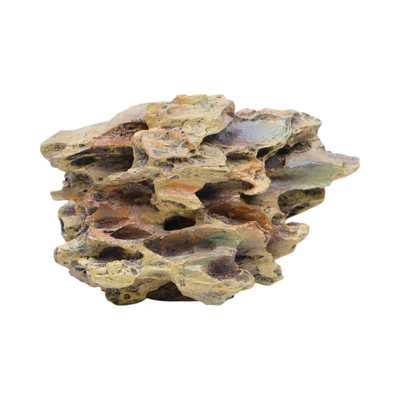Gambar Fishland Dekorasi Akuarium Polyresin Eragon 9.2 cm - Cokelat