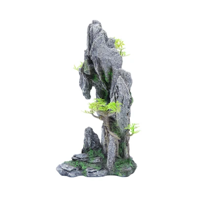 Gambar Fishland Dekorasi Akuarium Polyresin Cliff 20 cm