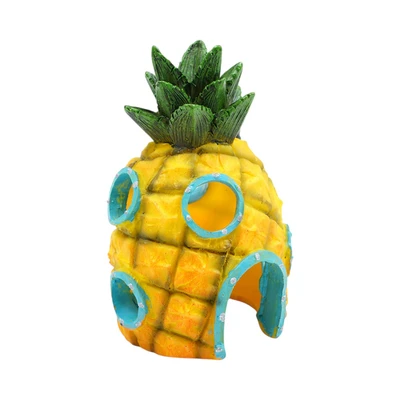 Gambar Fishland Dekorasi Akuarium Polyresin Sea House 8 cm - Kuning