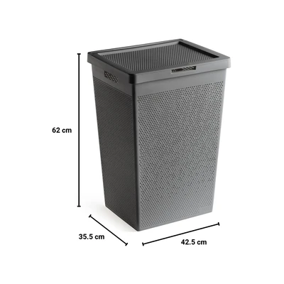 Gambar Tatay Keranjang Laundry 42.5x35.5x62 cm - Abu-Abu Terra