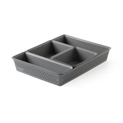 Gambar Tatay Organizer Laci Set 4 pcs - Abu-Abu Terra