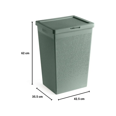 Gambar Tatay Keranjang Laundry 42.5x35.5x62 cm - Hijau Terra