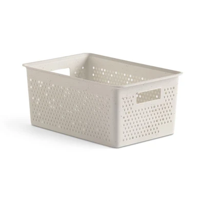 Gambar Tatay Terra Keranjang Penyimpanan Ecohome 17.5x27x11.5 cm - Krem