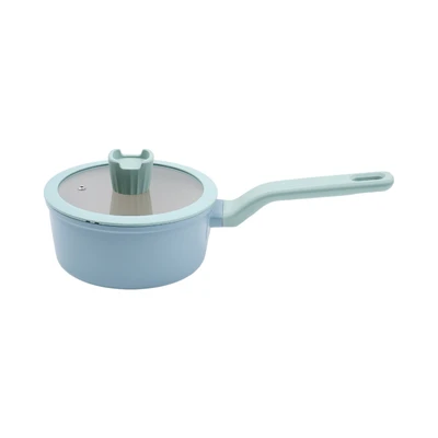 Gambar Culinart Ocean Wave Panci Saucepan Ceramic Coating 18 cm - Biru/Hijau