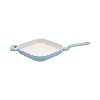 Gambar Culinart Ocean Wave Wajan Panggang Aluminium 28 cm - Biru/Hijau
