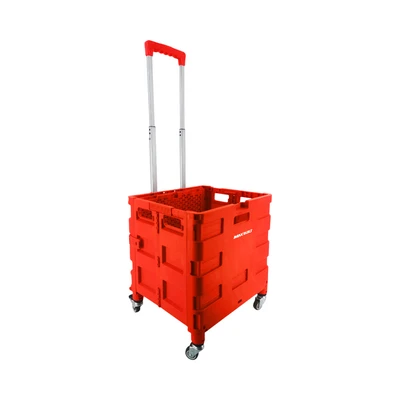 Gambar Maxbuilt Troli Lipat Portabel 25 Kg - Merah