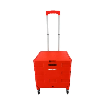 Gambar Maxbuilt Troli Lipat Portabel 25 Kg - Merah