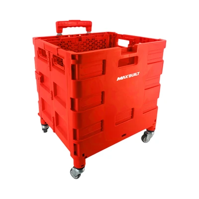 Gambar Maxbuilt Troli Lipat Portabel 25 Kg - Merah