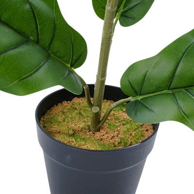 Gambar Arthome Tanaman Artifisial Fiddle Fig Dengan Pot 16x16x75 cm
