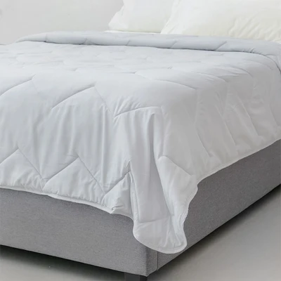 Gambar Informa 150x200 cm Bed Cover Seri Marshmallow - Abu-Abu Muda