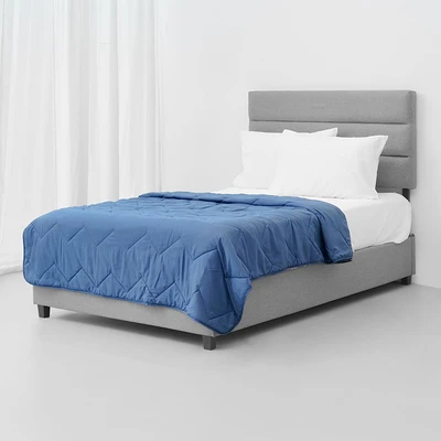 Gambar Informa 150x200 cm Bed Cover Seri Marshmallow - Biru Navy