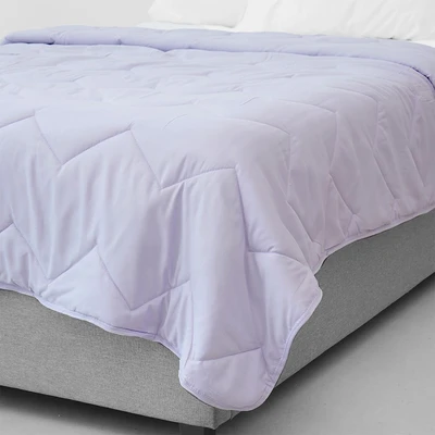 Gambar Informa 150x200 cm Bed Cover Seri Marshmallow - Ungu Muda