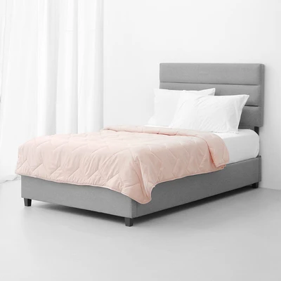 Gambar Informa 150x200 cm Bed Cover Seri Marshmallow - Peach Muda