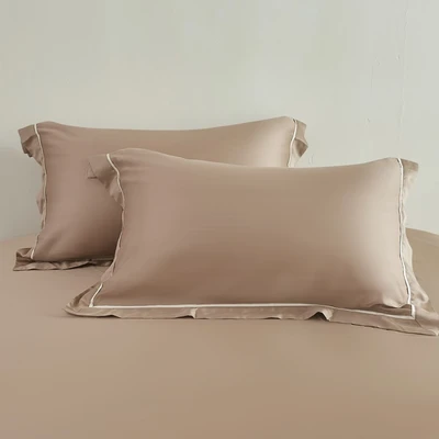 Gambar Informa 180x200 cm Set 7 Pcs Seprai King Tencel Luxe Hazel - Cokelat