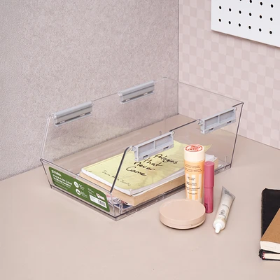 Gambar Stora Organizer Meja Stackable Large 32x21.5x13 cm Transparan