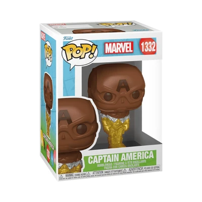 Gambar Funko Pop Figure Captain America Easter Chocolate Bobblehead Fun77170