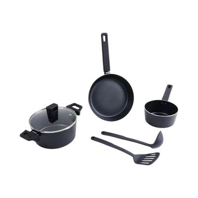 Jual Sitram Set 6 Pcs Douceur Perlengapan Masak Hitam Terbaru | Ruparupa