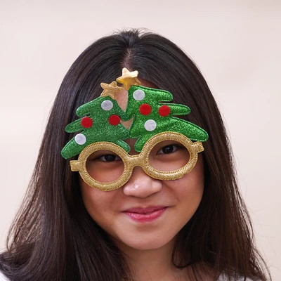 Gambar Ataru Kacamata Natal Christmas Tree - Gold