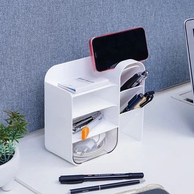 Gambar Stora Wabi Sabi Organizer Meja - Putih
