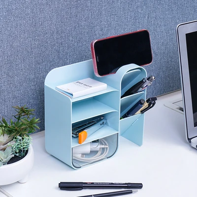 Gambar Stora Wabi Sabi Organizer Meja - Biru