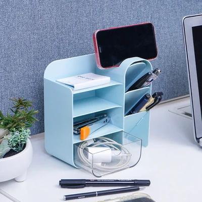 Gambar Stora Wabi Sabi Organizer Meja - Biru