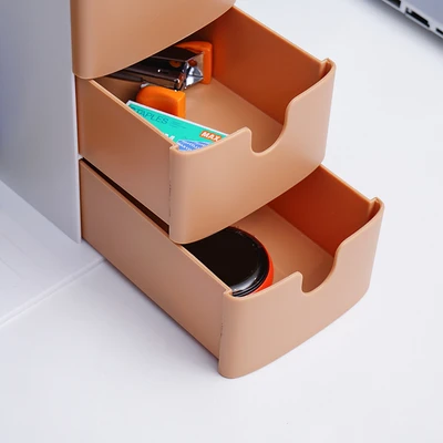 Gambar Stora Wabi Sabi Organizer Meja Dengan Laci Penyimpanan - Mix