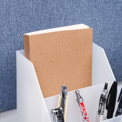 Gambar Stora Wabi Sabi Organizer Meja Dengan Kompartemen Buku - Putih