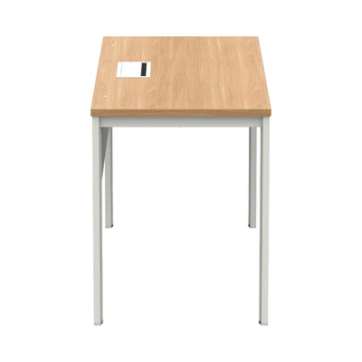 Gambar Sieben Meja Kantor 1 Seater - Cokelat Virginia Walnut