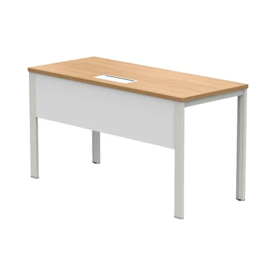 Gambar Sieben Meja Kantor 1 Seater - Cokelat Virginia Walnut