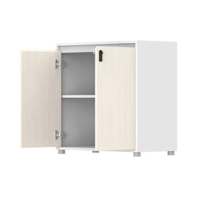 Gambar Sieben Kabinet Kantor 2 Pintu Low - Putih Ivory