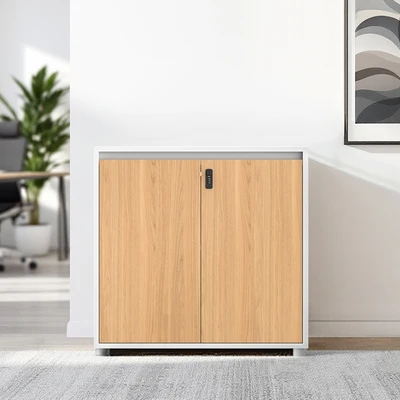 Gambar Sieben Kabinet Kantor 2 Pintu Low - Cokelat