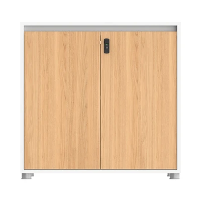 Gambar Sieben Kabinet Kantor 2 Pintu Low - Cokelat