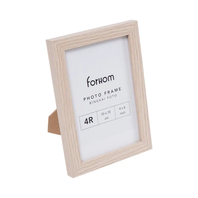 Gambar Forhom Bingkai Foto Meja Basic MDF 4R - Cokelat Oak