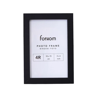 Gambar Forhom Bingkai Foto Meja Basic MDF 4R - Hitam