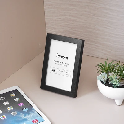 Gambar Forhom Bingkai Foto Meja Basic MDF 4R - Hitam