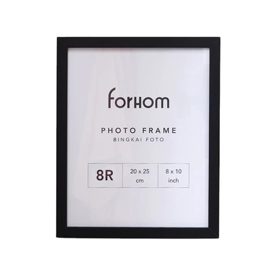 Gambar Forhom Bingkai Foto Meja Basic MDF 8R - Hitam