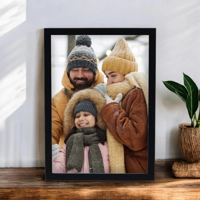Gambar Forhom Bingkai Foto Meja Basic MDF A4 - Hitam