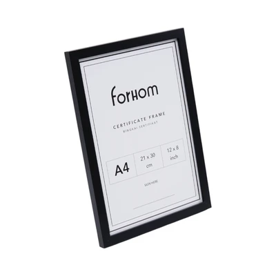 Gambar Forhom Bingkai Foto Meja Basic MDF A4 - Hitam