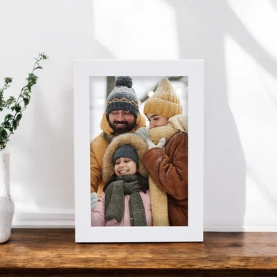 Gambar Forhom Bingkai Foto Meja Basic MDF 4R - Putih