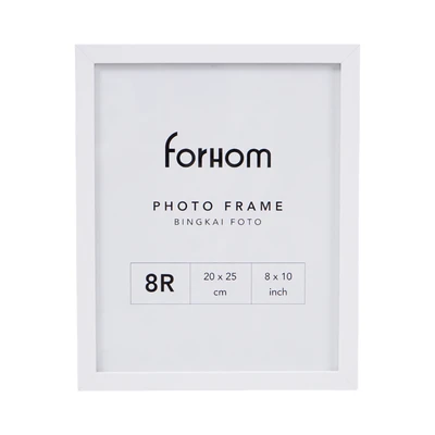 Gambar Forhom Bingkai Foto Meja Basic MDF 8R - Putih