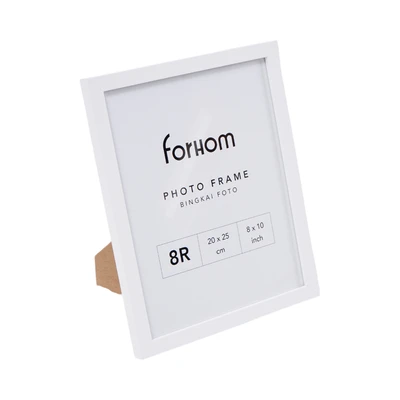 Gambar Forhom Bingkai Foto Meja Basic MDF 8R - Putih