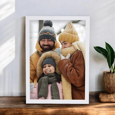 Gambar Forhom Bingkai Foto Meja Basic MDF A4 - Putih