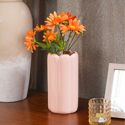 Gambar Informa Flowery Vas Bunga Keramik 10x10x20 cm Random
