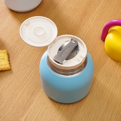 Gambar Ataru Ommo Wadah Makanan Thermal Stainless Steel 500 ml - Biru