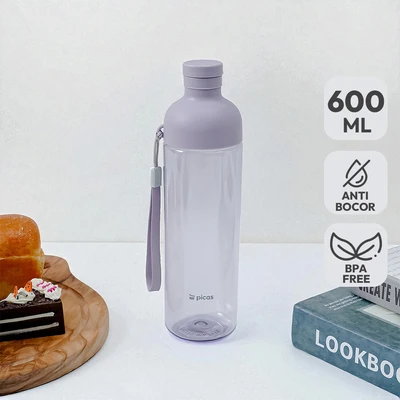 Gambar Picas Yori Botol Minum Plastik 600 ml - Ungu