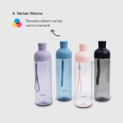 Gambar Picas Yori Botol Minum Plastik 600 ml - Ungu