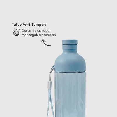 Gambar Picas Yori Botol Minum Plastik 600 ml - Biru